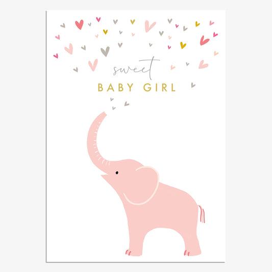 New Baby Girl - Card