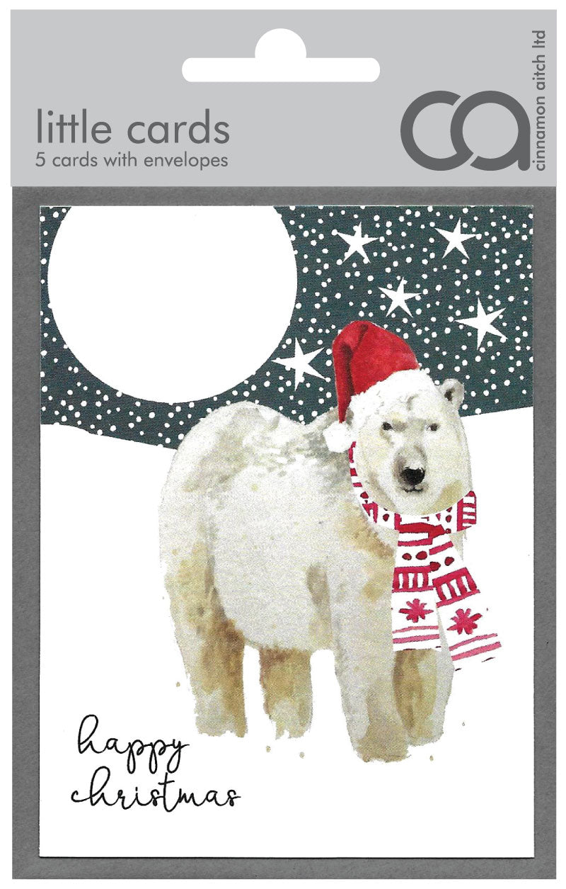 Happy Christmas - 5 pack of Christmas cards