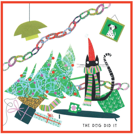 The Dog Did It! - Christmas Card