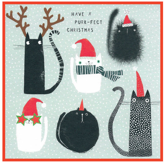 Have a Purr-fect Christmas - Cats Card