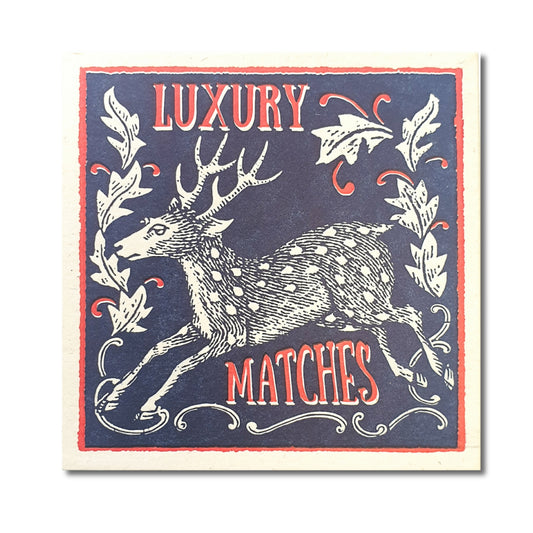 Deer - Square Luxury Matches