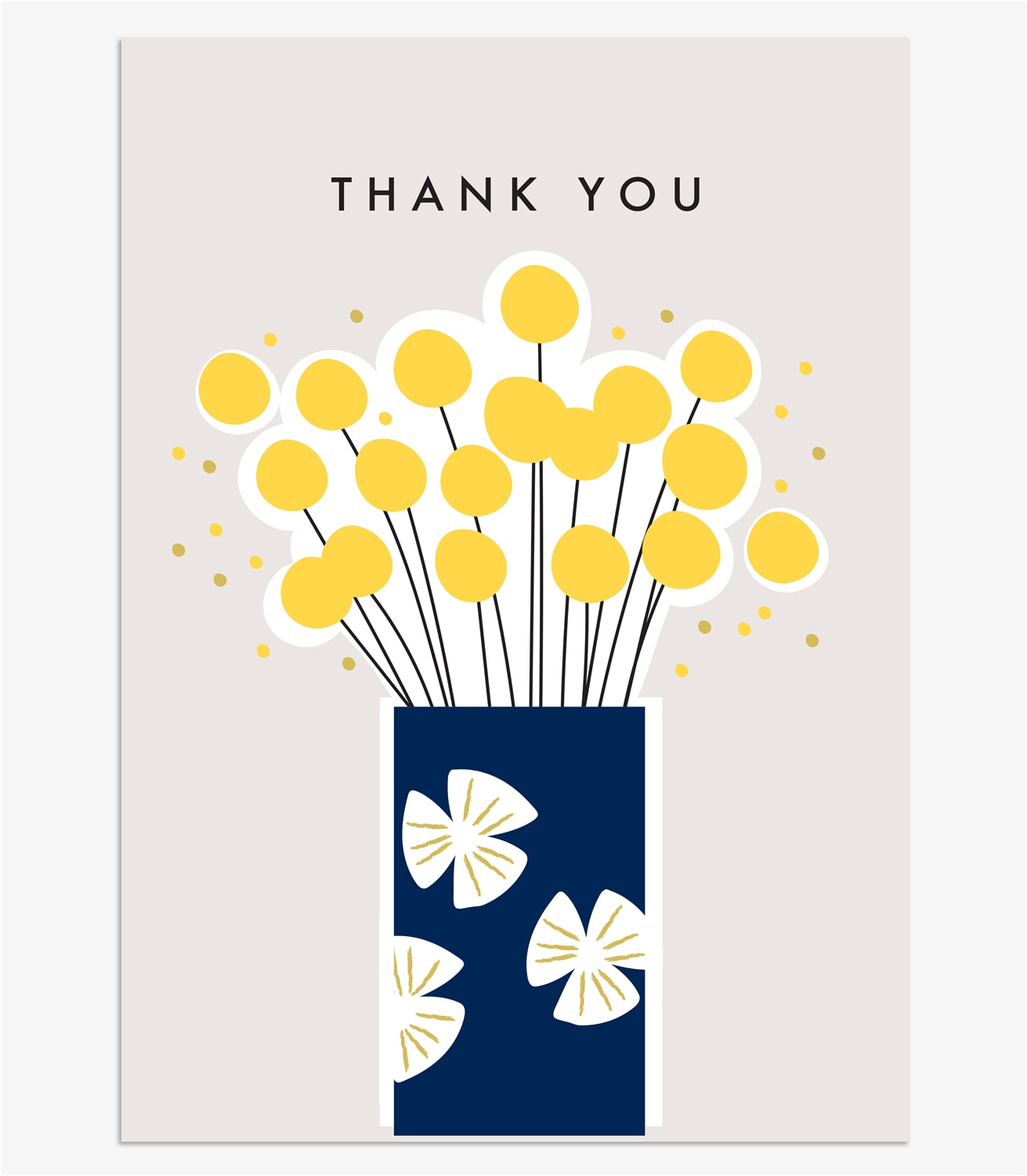 Thank You Cards - Vase - Box of 8