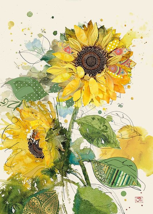 Sunflowers - Blank Greetings card