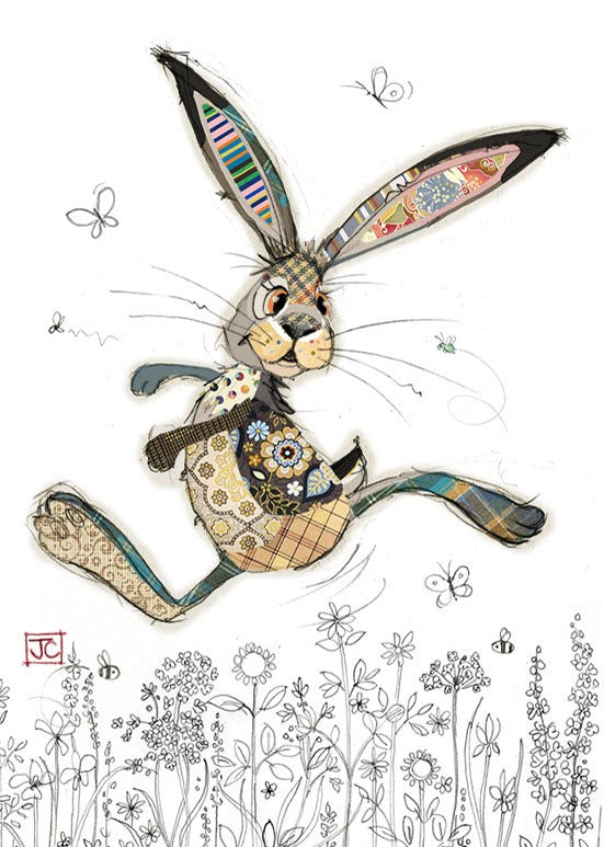 Hesper Hare. - Blank Greetings card