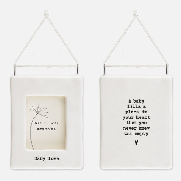 Mini Hanging Frame - Baby Love
