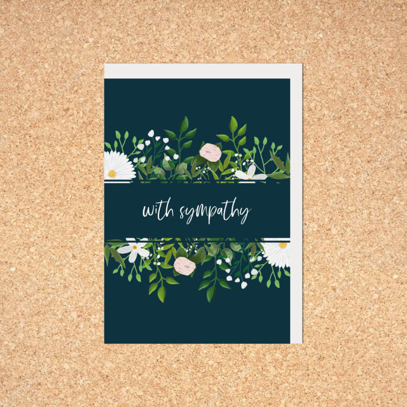 With sympathy - Greetings Card