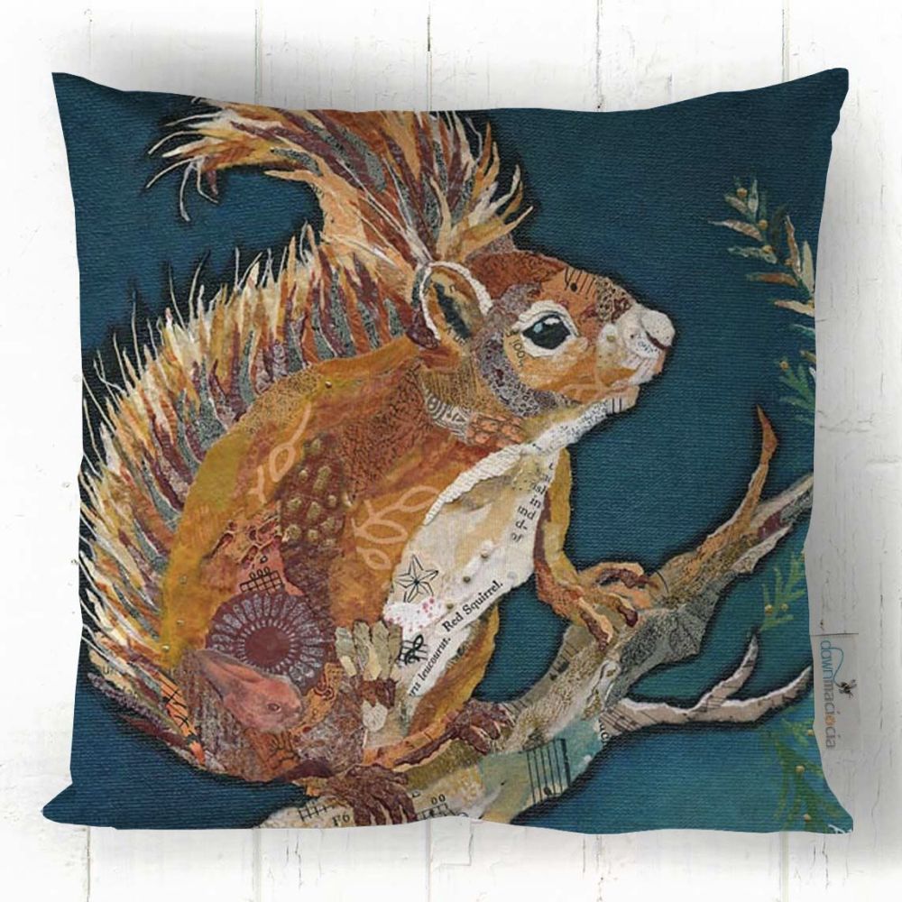 Wee Red Squirrel - Squirrel Cushion