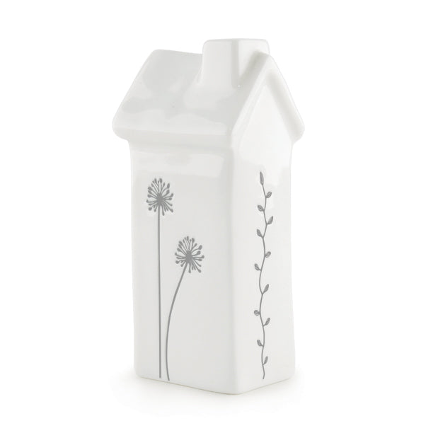 Porcelain house flower vase- Tall