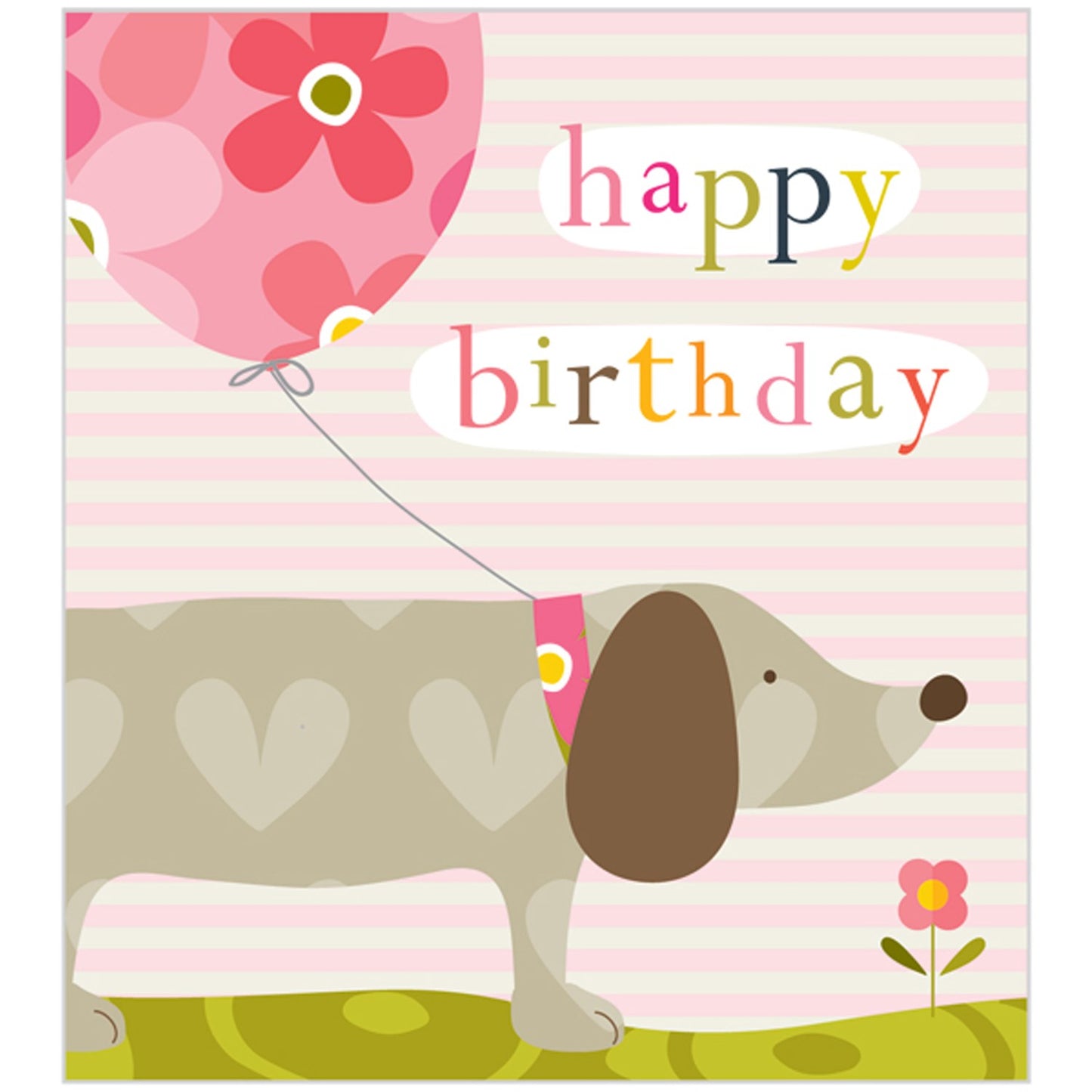 Happy Birthday Dog - Card