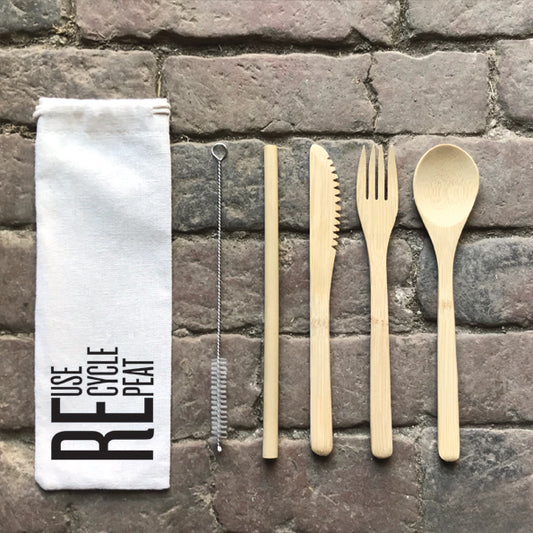 Picnic set - reusable- bamboo