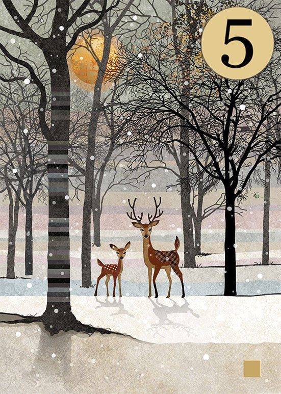Forest Deer - Christmas Cards Pack