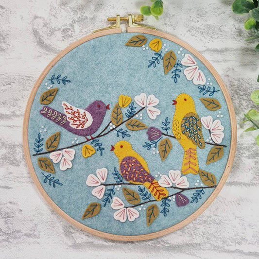 Felt Appliqué Hoop Kit - Dawn Chorus