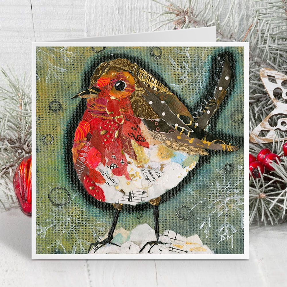 Christmas Robins - Pack of 8 Cards