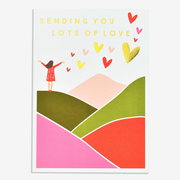 Sending You Lots Of Love- Card