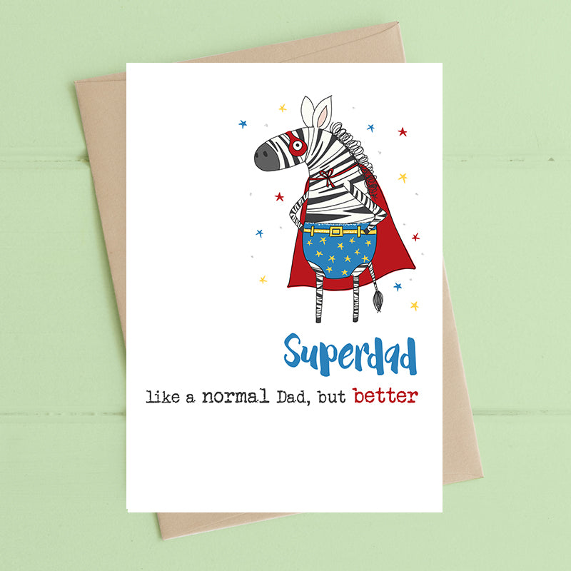 Superdad - Greetings Card
