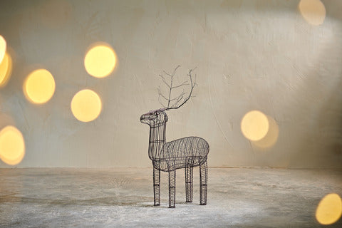 Standing Reindeer- Bassam- Rust