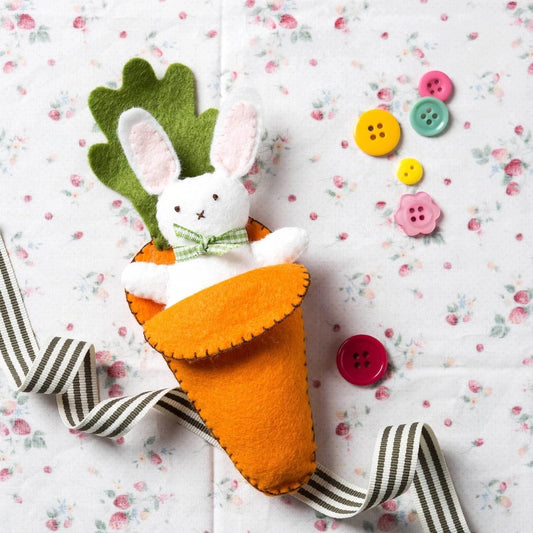 Bunny in carrot bed Craft Kit