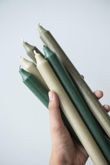 Rustic Dinner Candles - Tall - Pack of 6
