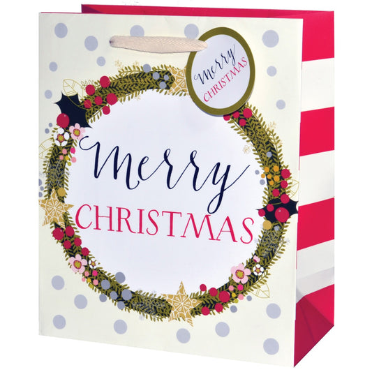 Merry Christmas Gift Bag - Medium